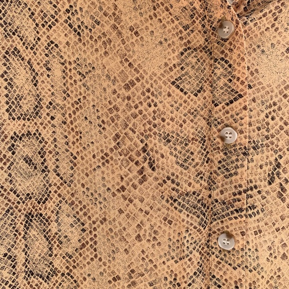 THIRD FORM Animal Instincts Snakeprint Blouse - Picture 3 of 5